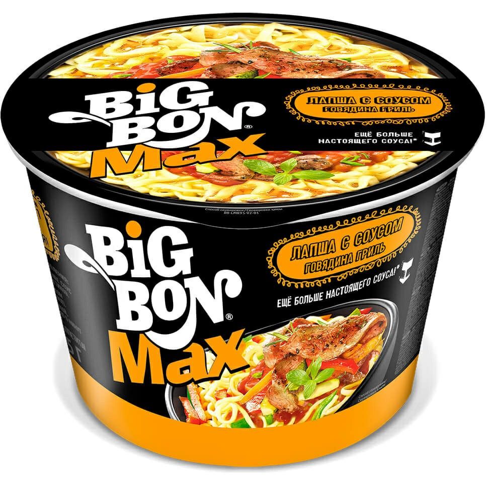 Купить оптом Лапша быстрого приготовления Big Bon, с соусом 