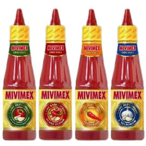 Соус mivimex перцовый с чесноком и помидорами