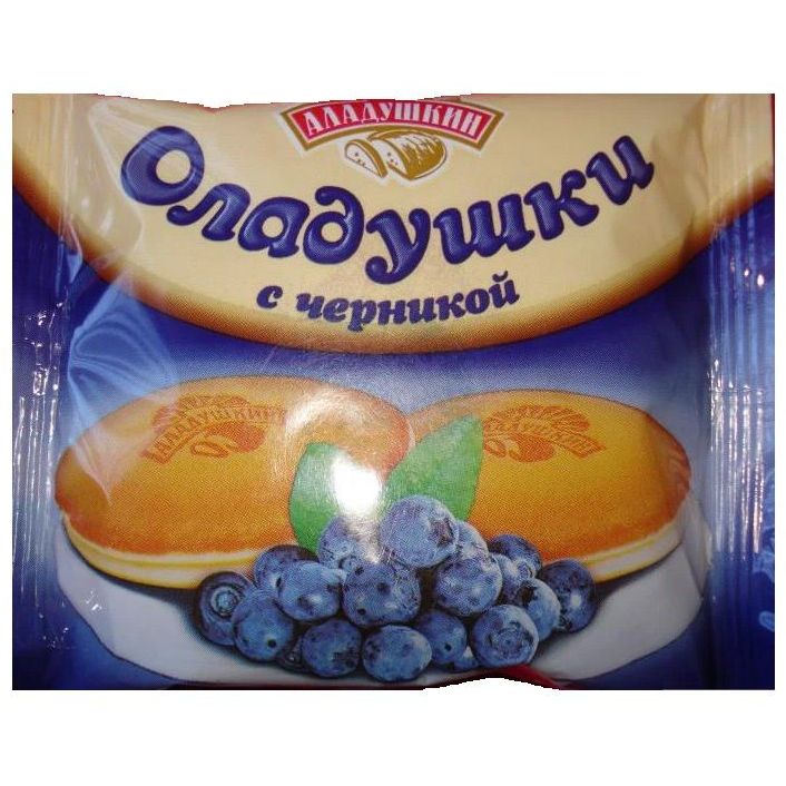 Оладушки с черникой