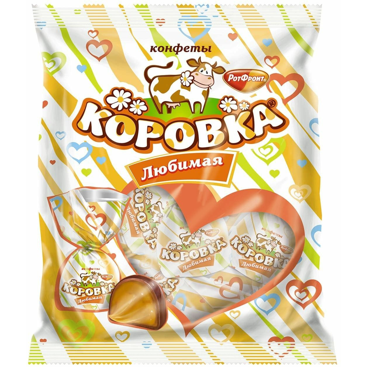 Конфеты коровка. Конфеты коровка любимая рот фронт. Конфеты рот фронт коровка 250. Конфеты РОТФРОНТ коробка. Конфеты коровка, шоколадные, рот фронт, 250 г.