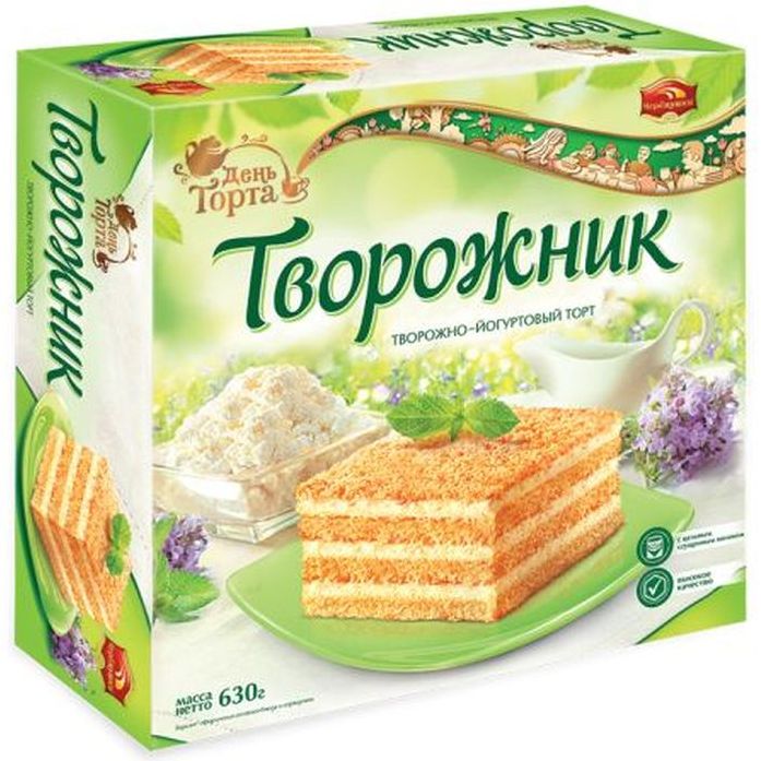 Торт Черёмушки медовик 380г