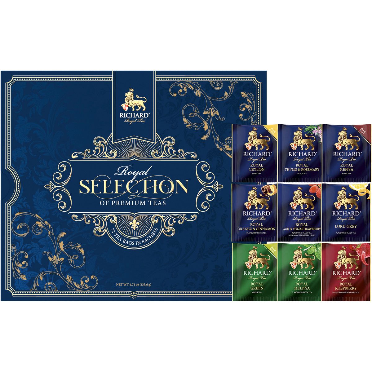 Richard royal tea collection ассорти. Чай Richard Royal selection of Premium Teas ассорти 72 сашет. Richard "Royal selection of Premium Teas" ассорти 72 сашета 1/8, 199459. Чай Ричард Royal selection of Premium Teas. Richard чай ассорти Royal selection 72 саше:8.