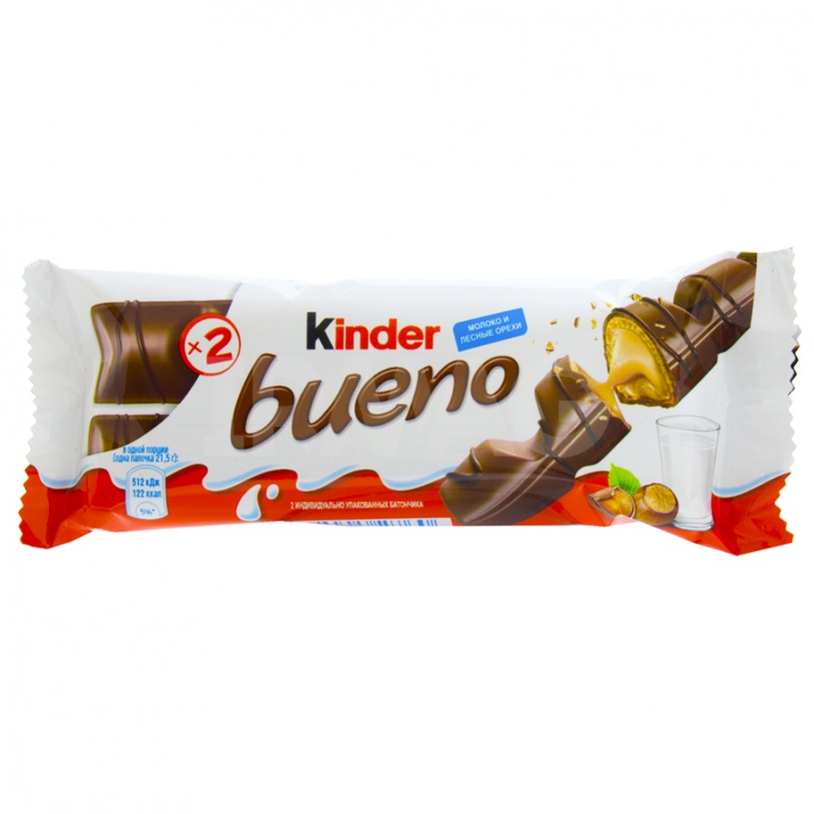 Шоколадку kinder bueno в Молочном шоколаде