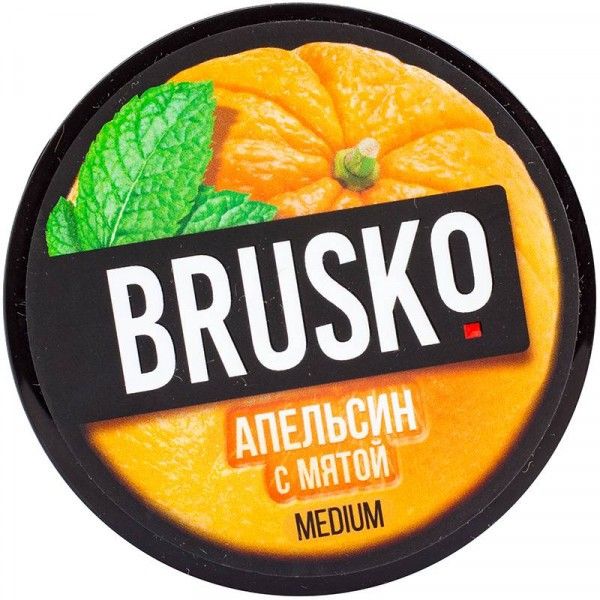 Вкусы табака бруско. Бестабачная смесь brusko Medium 50г. Бестабачная смесь brusko, 50 г, апельсин с мятой. Бестабачная смесь для кальяна brusko 50г Medium.