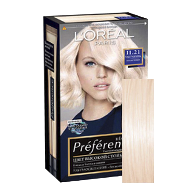 L oreal краска для волос preference 11 21 ультраблонд перламутровый