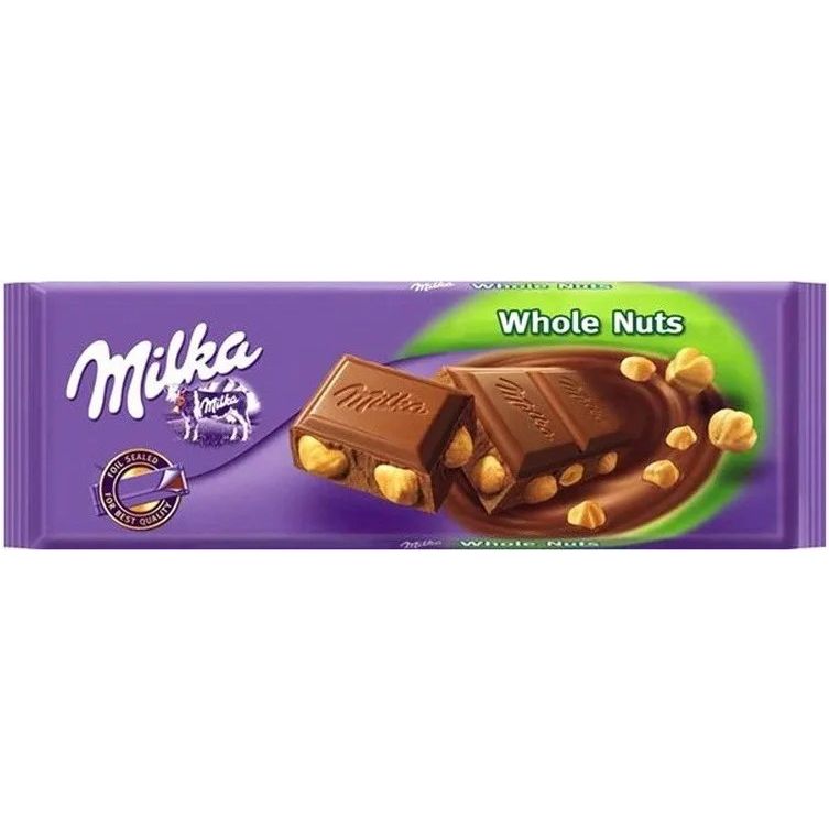 Шоколад Milka Toffee whole Nuts 300 гр