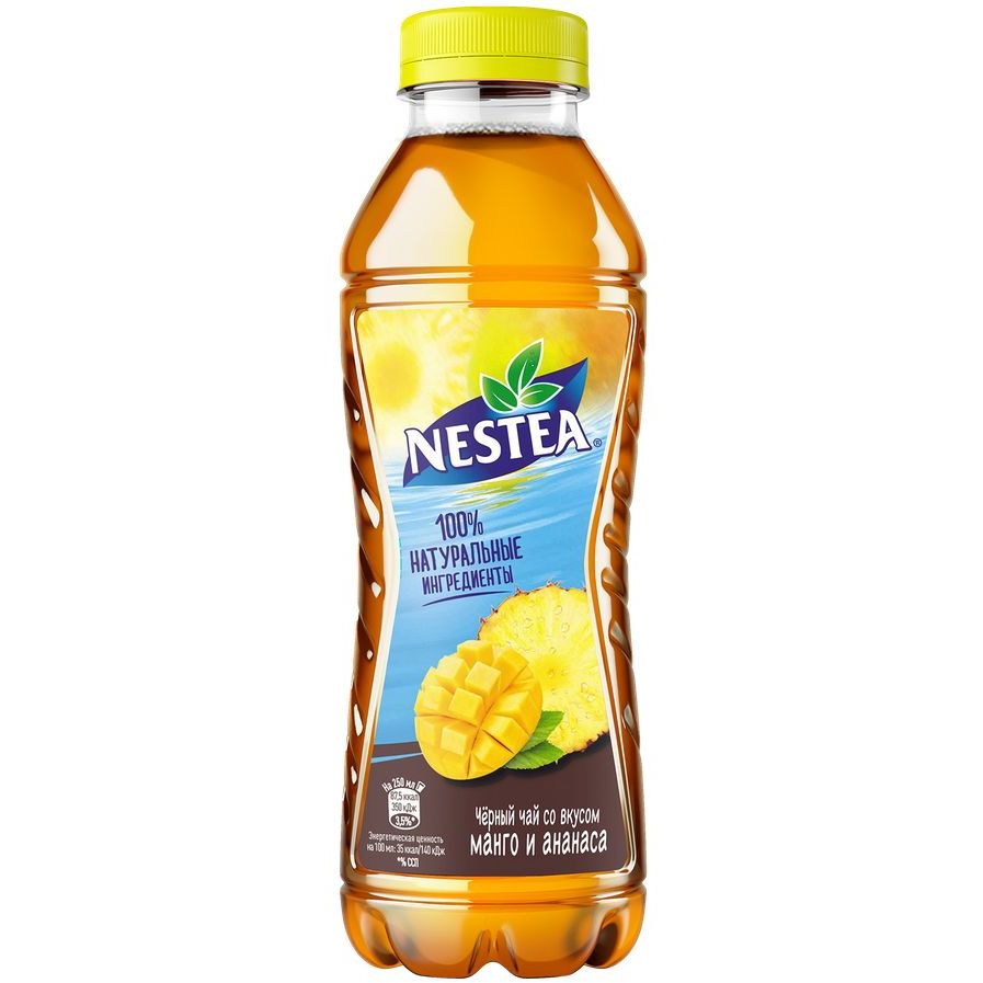 <b>Чай</b> холодный черный Nestea &quot;<b>Манго</b>-<b>Ананас</b>&quot;, 500 мл. 