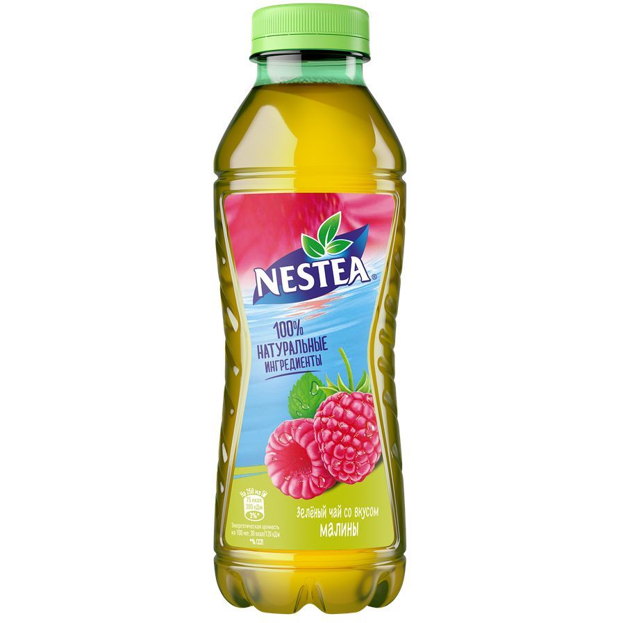 Чай зеленый Nestea, со вкусом малины, 1,5 л 