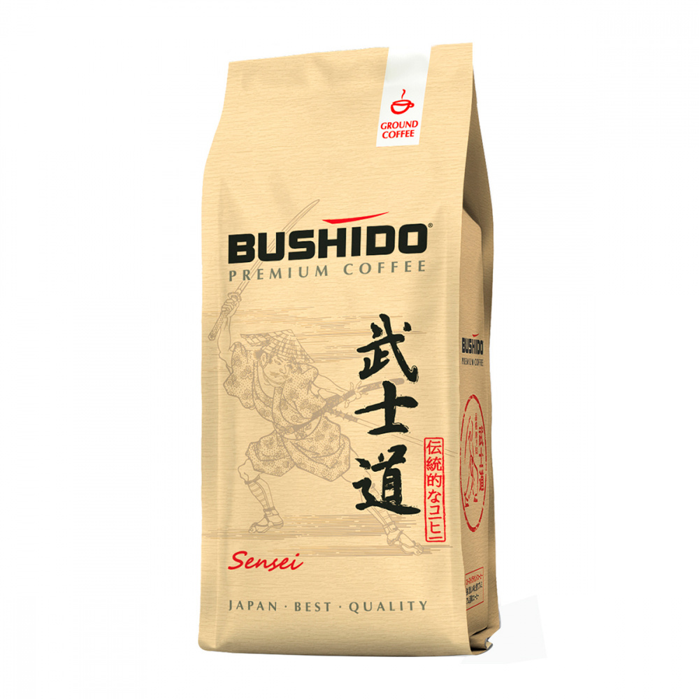 Кофе Bushido Sensei молотый 227гр.