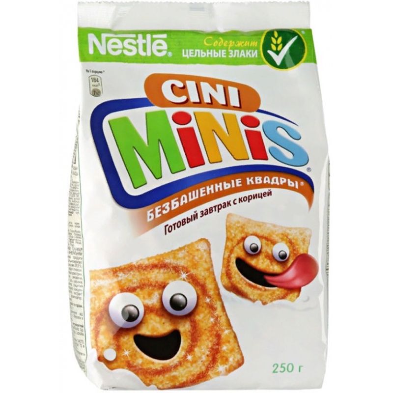 Минис с корицей. Завтрак Nestle cini Minis 250г. Сухой завтрак "сини Минис" 250г.. Квадратики с корицей cini Minis. Готовый завтрак Nestle cini Minis 250г.