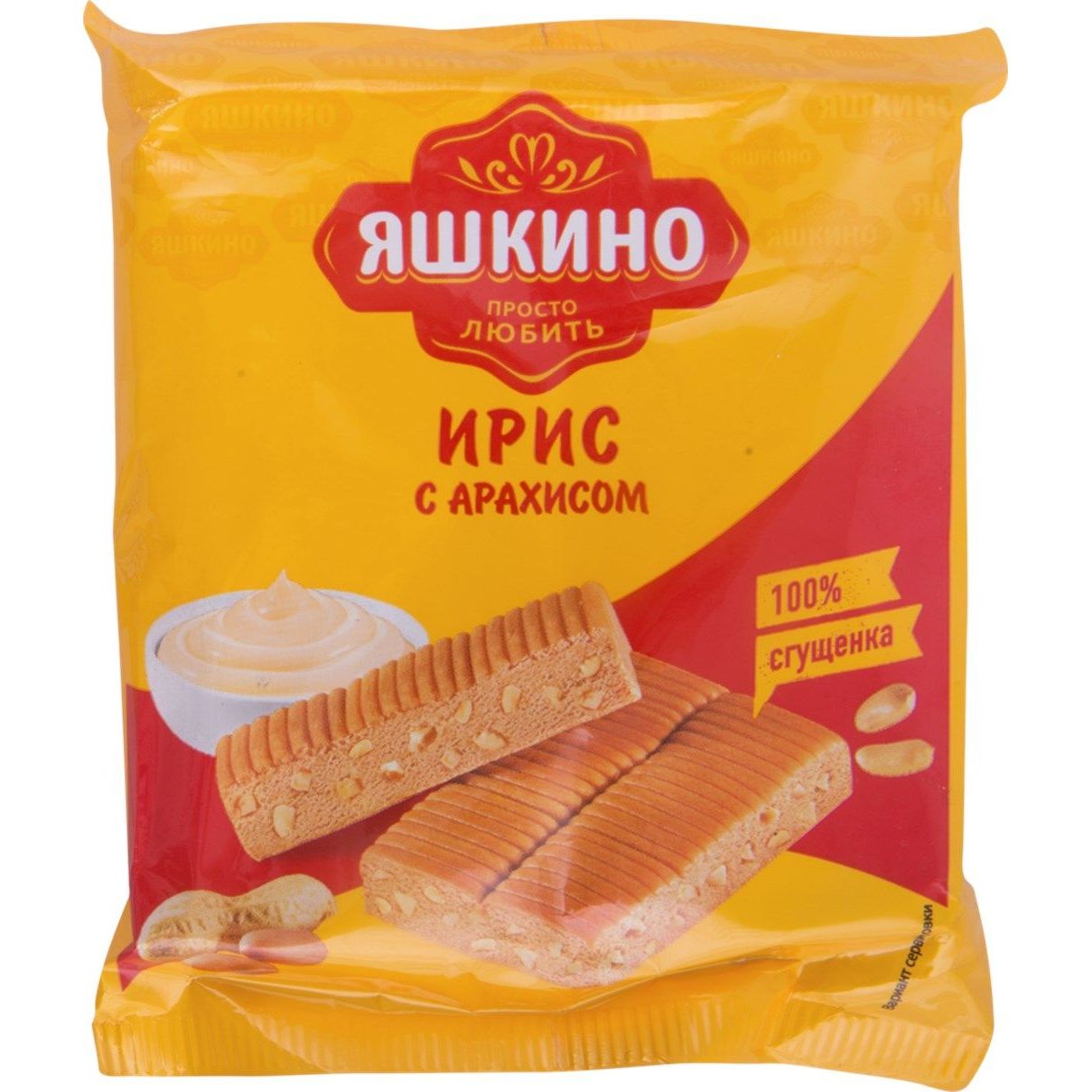 Ирис Яшкино с арахисом 140 г