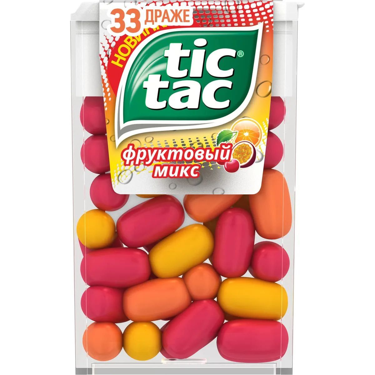 Драже Tic tac клубничный микс, 16 г