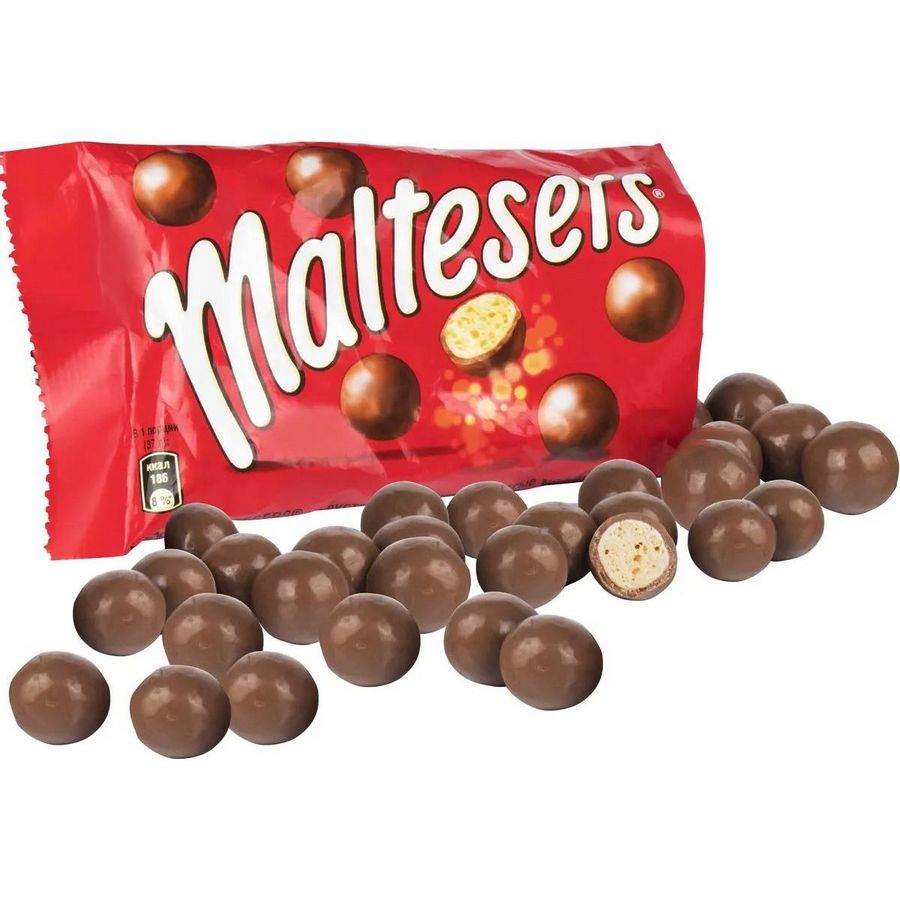 Maltesers шоколадные шарики 37 гр